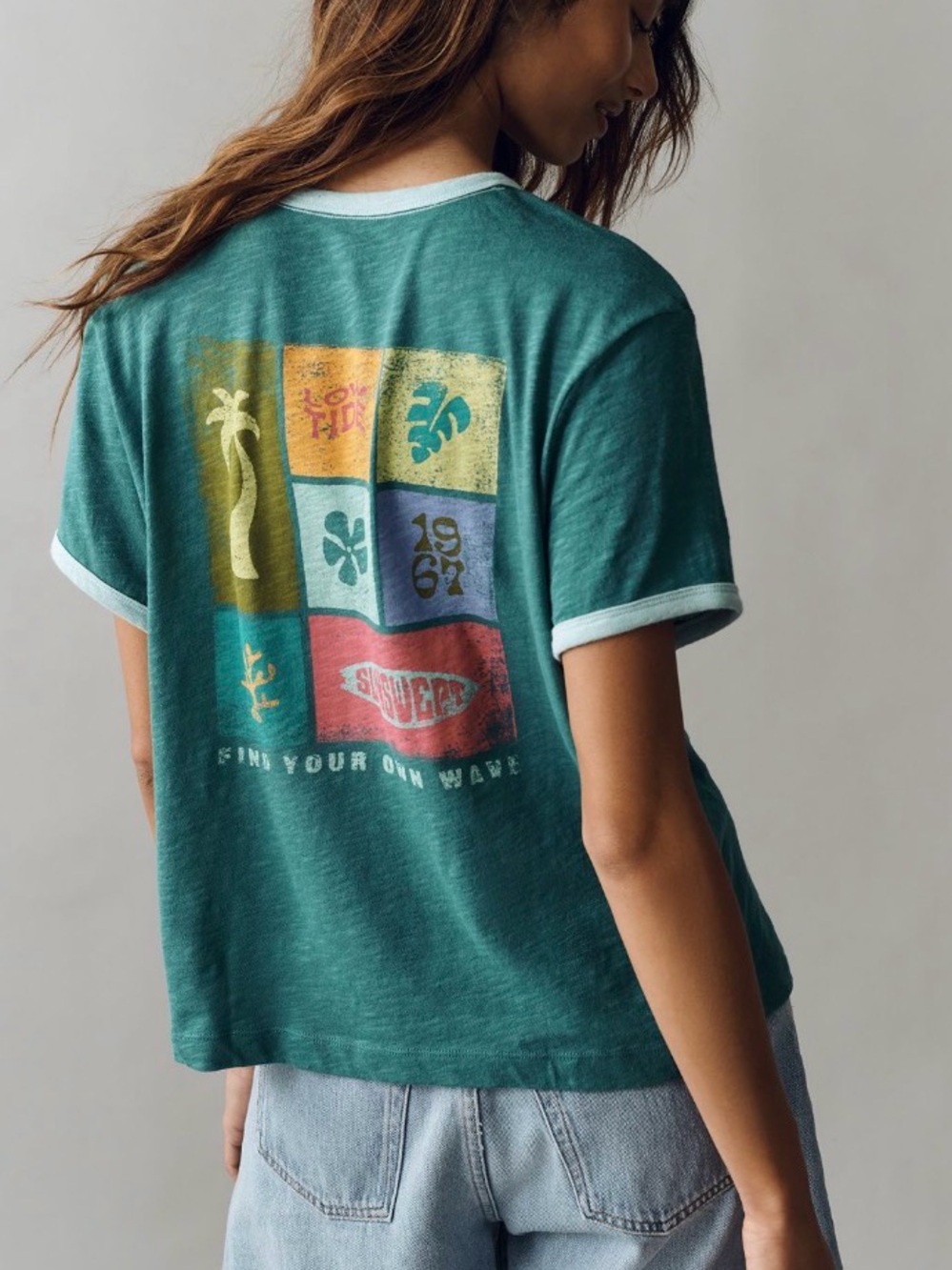 Anthropologie Pilcro Cotton Graphic Tee. Size S. MSRP $58